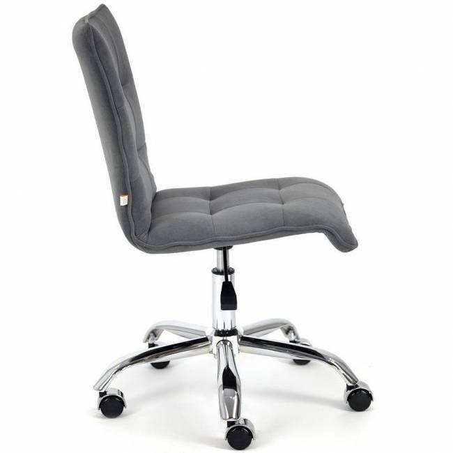 Кресло TetChair ZERO, флок, серый