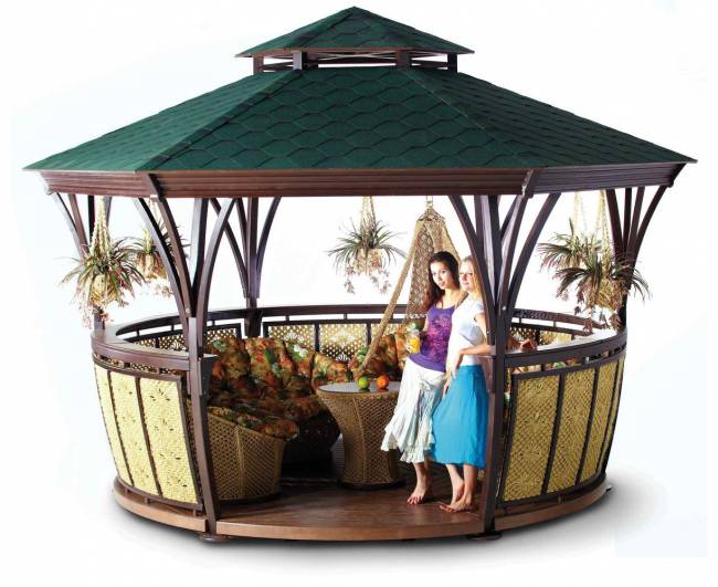 Беседка "Грация XL" сизалевая