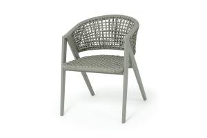 "Амстердам" плетеный стул из искусственного ротанга, цвет серый "Амстердам" плетеный стул из искусственного ротанга, цвет серый