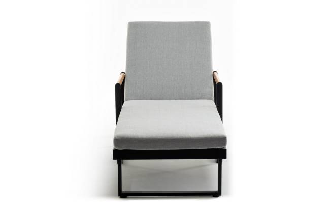 Шезлонг из алюминия МАЯ темный графит Шезлонг из алюминия МАЯ темный графит