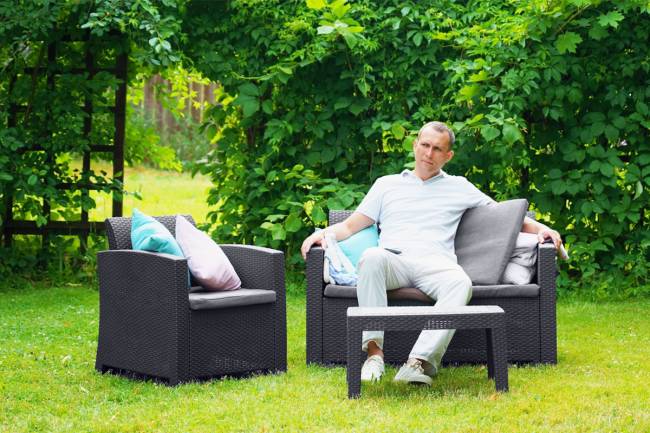 АРИЗОНА / ARIZONA b:rattan, Диван двухместный, антрацит (2-х местная подушка) АРИЗОНА / ARIZONA b:rattan, Диван двухместный, антрацит (2-х местная подушка)