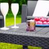 Arizona b:rattan, Диван двухместный, антрацит (2-х местная подушка)