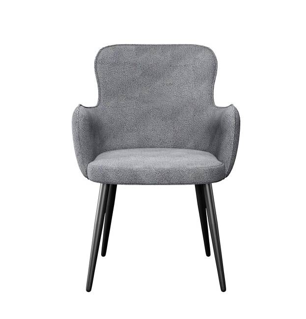 Стул DikLine 501 поворотный SB5 серый, ножки черные Стул DikLine 501 поворотный SB5 серый, ножки черные