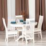 Стул DOLCE жёсткое сидение бук, мдф, 40х46х100см, Ivory white Ivory white бук, мдф
