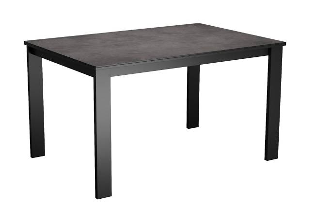 Стол DikLine DKT130 Керамика мрамор Бронза/подстолье черное/опоры черные