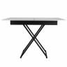 Стол-трансформер Лерон белый/черный Стол-трансформер Лерон белый/черный