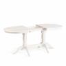 Стол COPPOLA бук, мдф, 140+40x80x77см, Ivory white Ivory white бук, мдф
