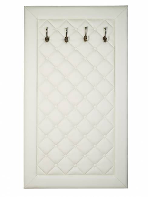 Вешалка в прихожую Оливия Н2 экокожа молочный Вешалка в прихожую Оливия Н2 экокожа молочный