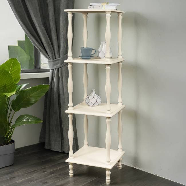 Этажерка П 8 слоновая кость