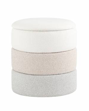 Пуф с ящиком Hive S букле бежевый Пуф с ящиком Hive S букле бежевый