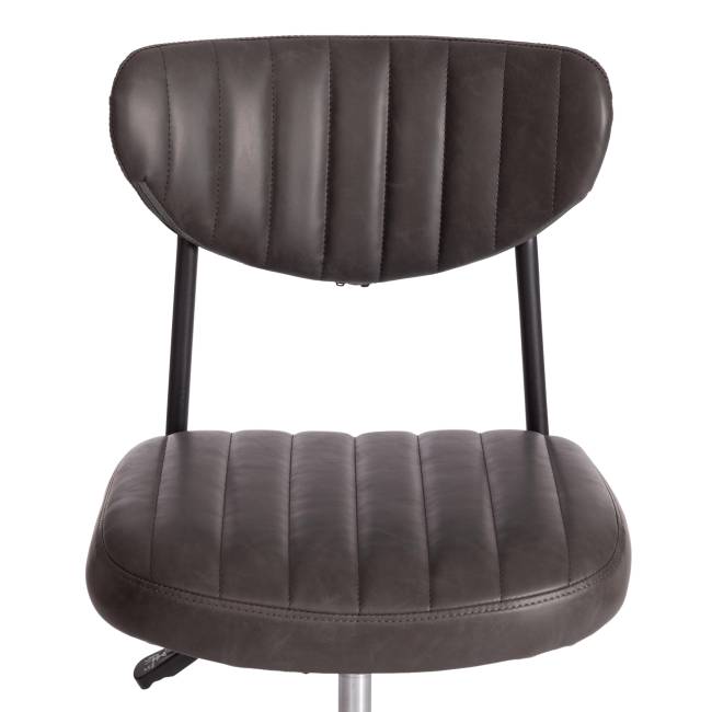 Кресло SLIM иск. кожа, Grey (Cерый) , 54х54х90 см серый иск. кожа Кресло SLIM иск. кожа, Grey (Cерый) , 54х54х90 см серый иск. кожа