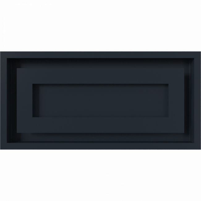 Решетка WIND Графитовая 22х45