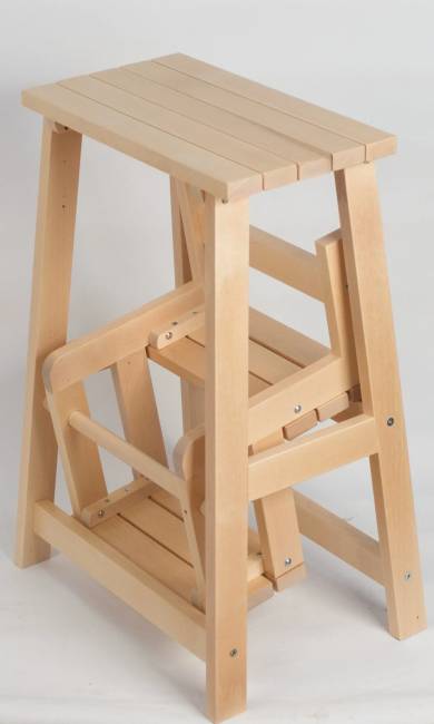 Табурет-стремянка Марк, Натуральное дерево Табурет-стремянка Марк, Натуральное дерево