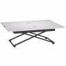 Стол универсальный трансформируемый АНДРЭ Loft ЛДСП белый/чёрный Стол универсальный трансформируемый АНДРЭ Loft ЛДСП белый/чёрный