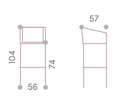 Кресло барное плетеное с подушкой Tahiti черный, темно-серый, черный 560х570х1040 мм