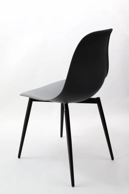 Стул Туссе чёрный /серый