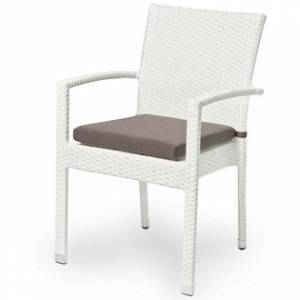 Плетеный стул MILANO, белый Плетеный стул MILANO, белый