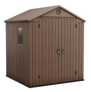 Сарай "Дарвин 6х6" (размеры 183 х 182 см), коричневый