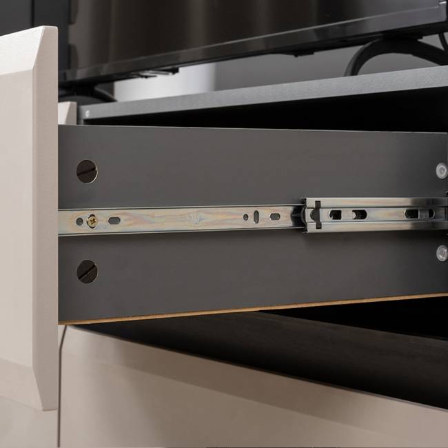 Тумба под ТВ Сидней 13.63 цвет антрацит/МДФ веллюто капучино