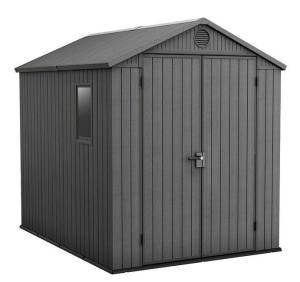 Сарай "Дарвин 6х8" (размеры 183 х 244 см), серый