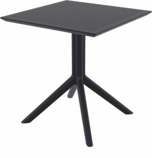 Стол пластиковый Sky Table 70 черный 700х700х740 мм Стол пластиковый Sky Table 70 черный 700х700х740 мм