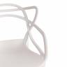 Стул Cat Chair (mod. 028) пластик, 53 x 59 x 82,5 см, белый (White C0057) (Комплект из 2 шт.) белый (White C0057) пластик