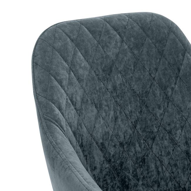 Стул с подлокотниками Leset Слим, каркас Белый, велюр Темно-зеленый Темно-зеленый Белый