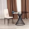 Стул Easy (mod. 24-1) / 1 шт. в упаковке металл, вельвет, 49 х 41 х 98 см, light beige (светло-бежевый) HLR2 / черный light beige (светло-бежевый) HLR2 / черный металл, вельвет