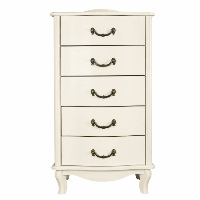 Комод Джульетта узкий 5 ящ., дуб шампань Л