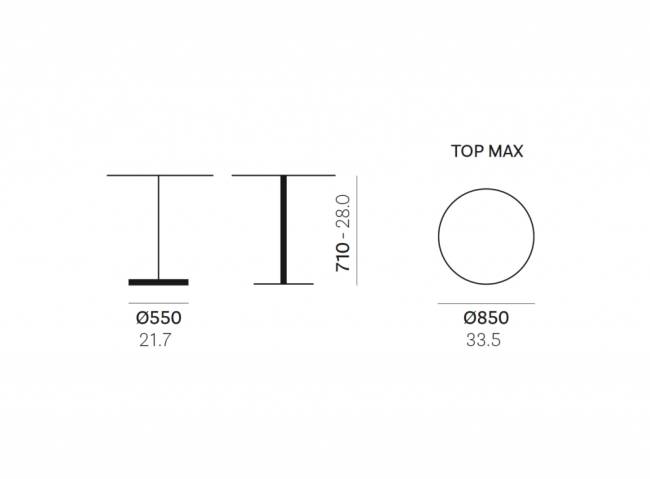 Подстолье чугунное Bistrot желтый Ø550х710 мм Подстолье чугунное Bistrot желтый Ø550х710 мм