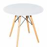 Стол EAMES белый D100