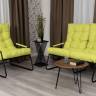 Диван Эрго/Ergo рогожка с водоотталкивающей пропиткой, лайм салатовый рогожка с водоотталкивающей пропиткой