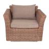 "Капучино" кресло из искусственного ротанга, цвет коричневый "Капучино" кресло из искусственного ротанга, цвет коричневый