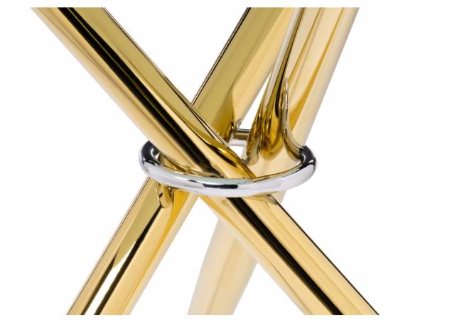 Rock 80х75 white / gold