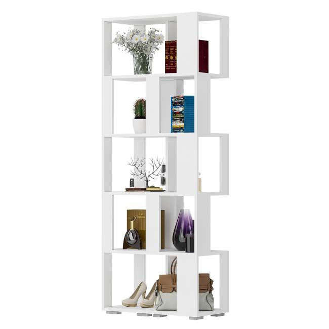 Комплект их 2-х стеллажей цвет белый