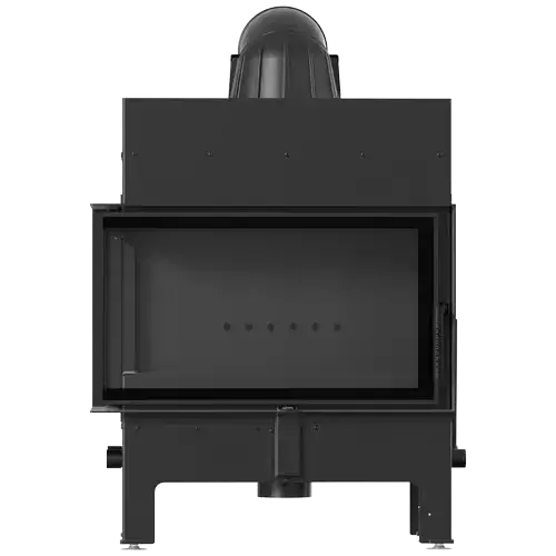 Каминная Kratki PRO FLOKI/M/L угловое стекло слева