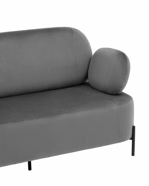 Диван Кэнди велюр серый