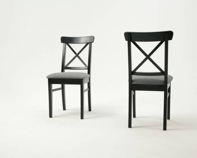 Стул Ингольф ПМ чёрный/графит