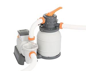 Песочный фильтр-насос 5678л/ч, резервуар для песка 9кг, фракция 0.45-0.85мм