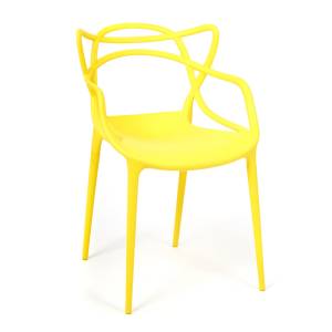 Стул Cat Chair (mod. 028) / 1 шт. в упаковке пластик, 54,5*56*84см, желтый, 037 желтый пластик