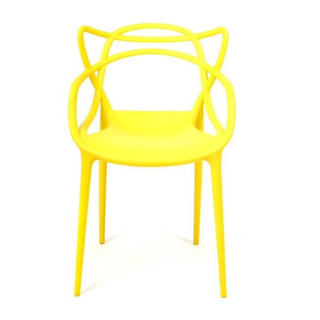 Стул Cat Chair (mod. 028) / 1 шт. в упаковке пластик, 54,5*56*84см, желтый, 037 желтый пластик Стул Cat Chair (mod. 028) / 1 шт. в упаковке пластик, 54,5*56*84см, желтый, 037 желтый пластик