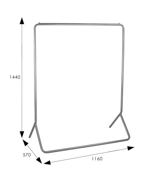 Вешалка напольная Пико 33 металлик