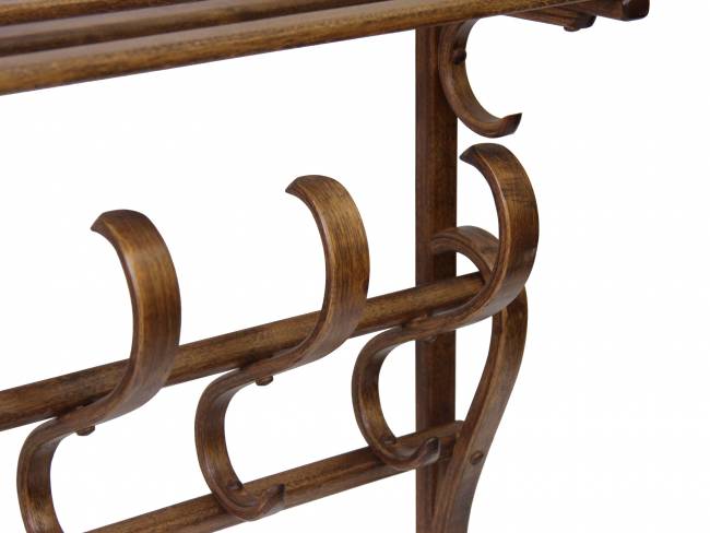 Вешалка настенная В 7Н средне-коричневый