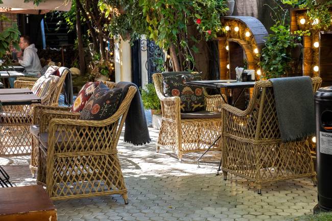 "Латте" плетеное кресло из искусственного ротанга, цвет соломенный "Латте" плетеное кресло из искусственного ротанга, цвет соломенный