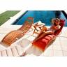 Комплект шезлонгов AFM-803A-T133 2pcs Beige-Terracotta, бежевый/терракот