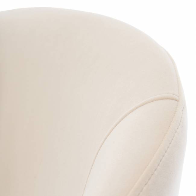 Стул-полукресло Emil кремовый с золотыми ножками Стул-полукресло Emil кремовый с золотыми ножками