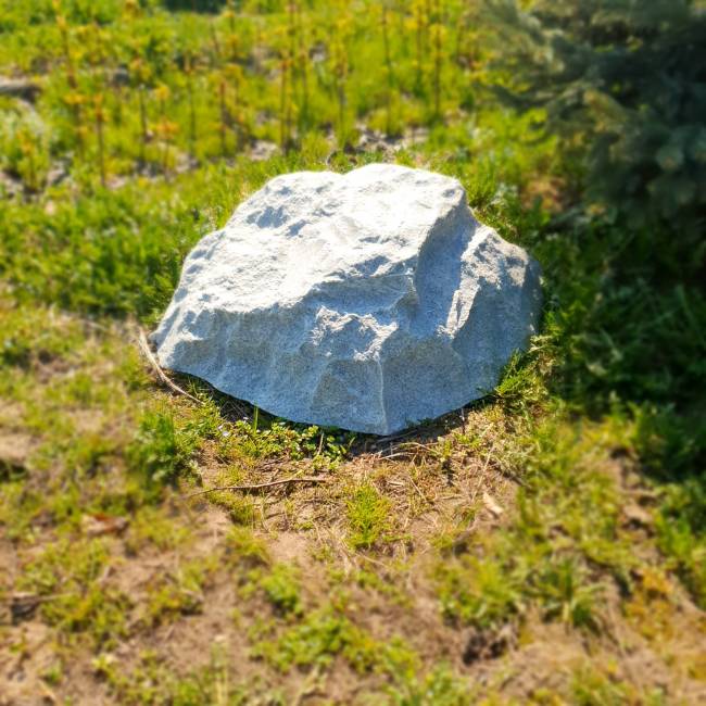 Искусственный валун "ЛЮКС", D80-4, светло-серый