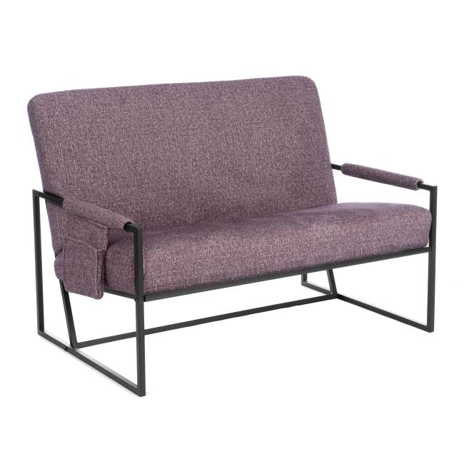 Диван Charli LUX/Чарли Люкс велюр/букле, VT shape wood rose VT shape wood rose велюр/букле