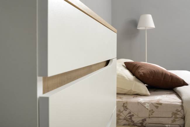 Комод Муссон 13.97 цвет белый/дуб эндгрейн элегантный Комод Муссон 13.97 цвет белый/дуб эндгрейн элегантный