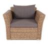 "Капучино" кресло из искусственного ротанга (гиацинт), цвет соломенный "Капучино" кресло из искусственного ротанга (гиацинт), цвет соломенный